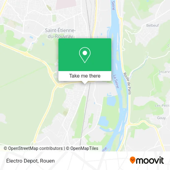 Électro Depot map