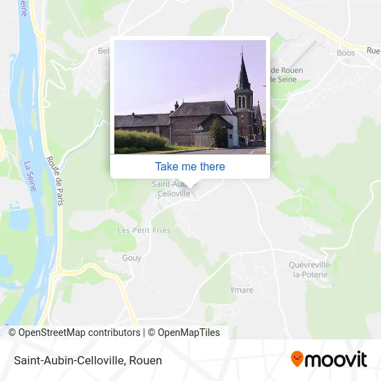 Saint-Aubin-Celloville map