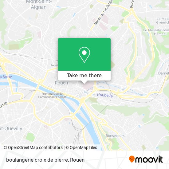 boulangerie croix de pierre map