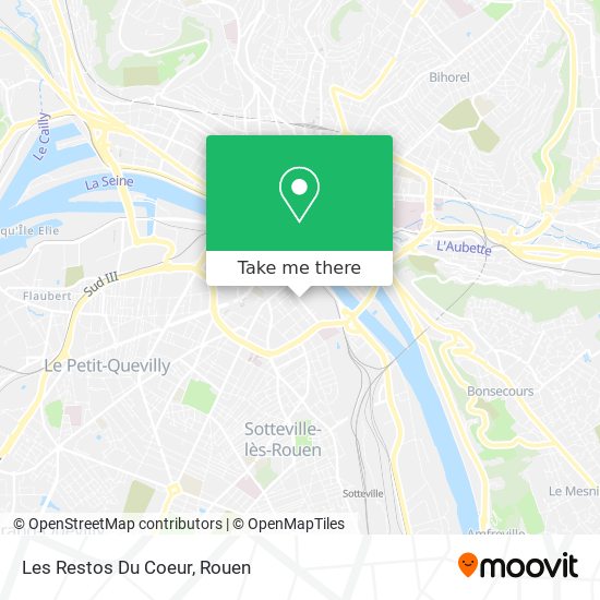 Les Restos Du Coeur map