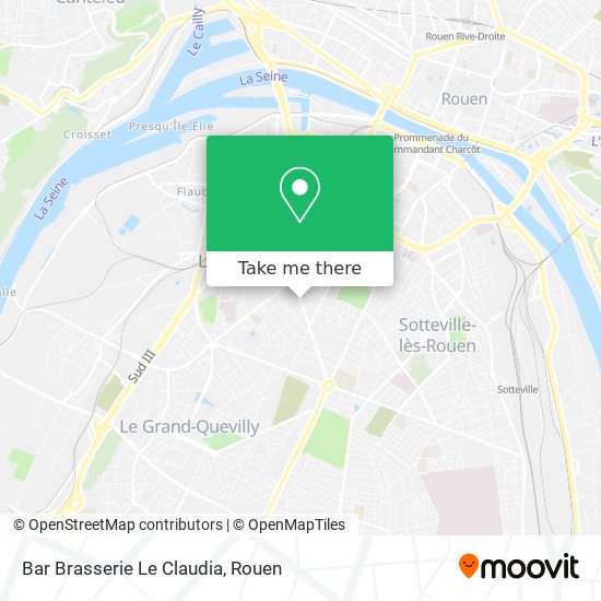 Mapa Bar Brasserie Le Claudia