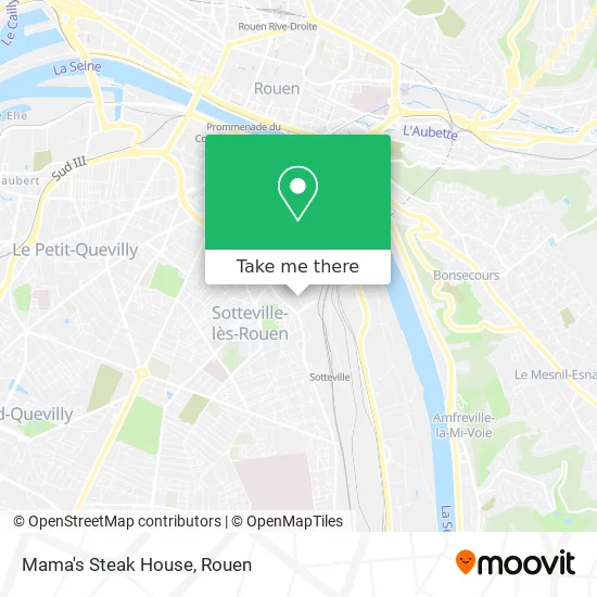 Mama's Steak House map