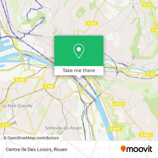 Centre Ile Des Loisirs map