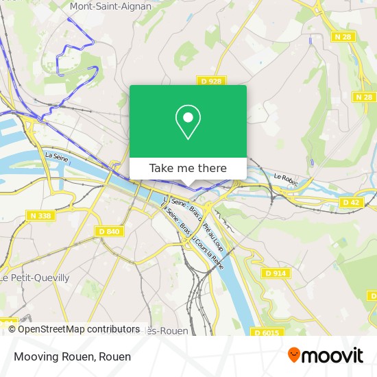 Mapa Mooving Rouen