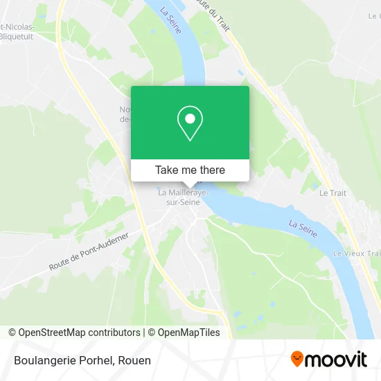 Boulangerie Porhel map