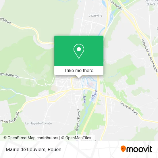 Mairie de Louviers map