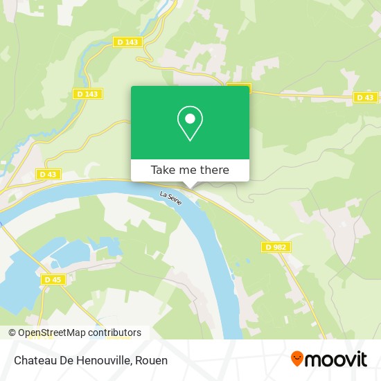 Chateau De Henouville map