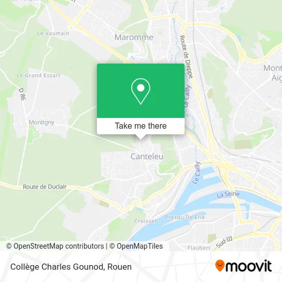 Collège Charles Gounod map