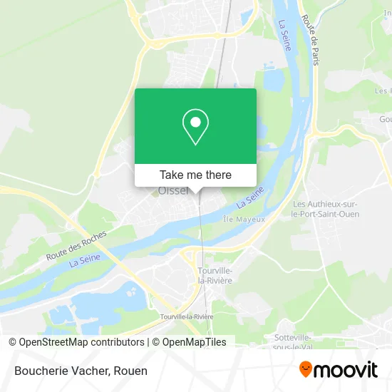 Boucherie Vacher map