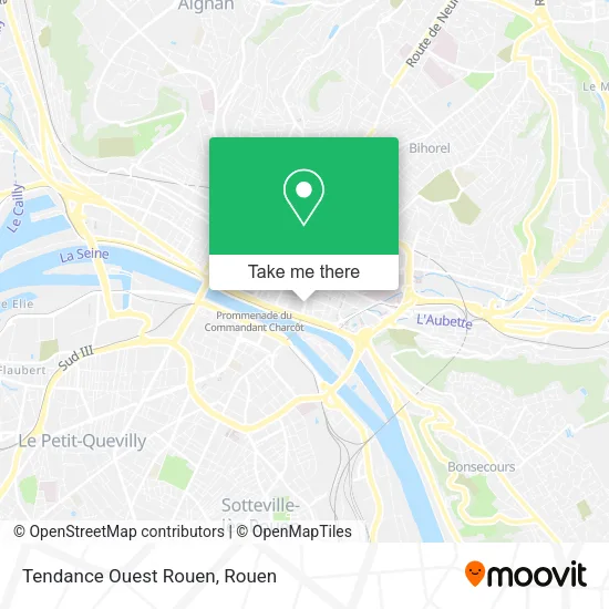 Tendance Ouest Rouen map