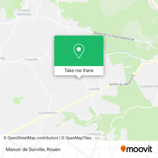 Manoir de Surville map