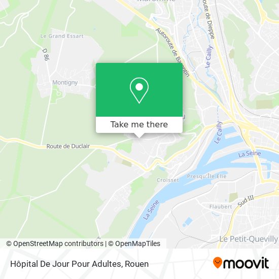 Hôpital De Jour Pour Adultes map