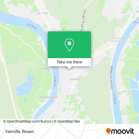 Yainville map