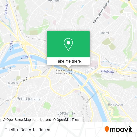 Mapa Théâtre Des Arts
