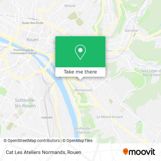 Cat Les Ateliers Normands map