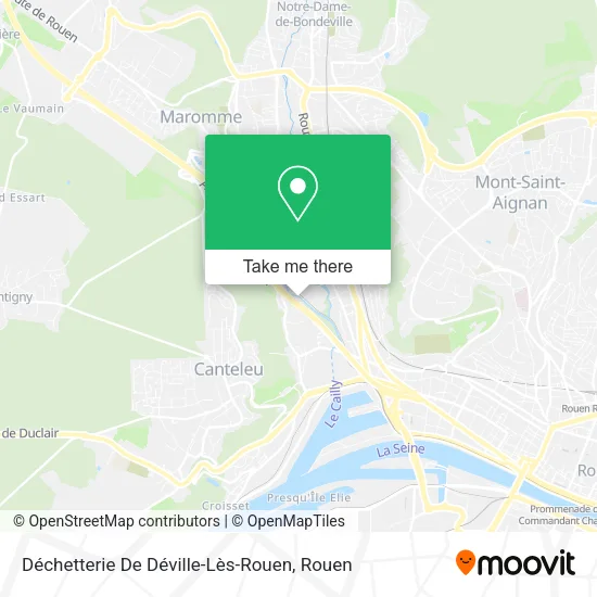 Déchetterie De Déville-Lès-Rouen map