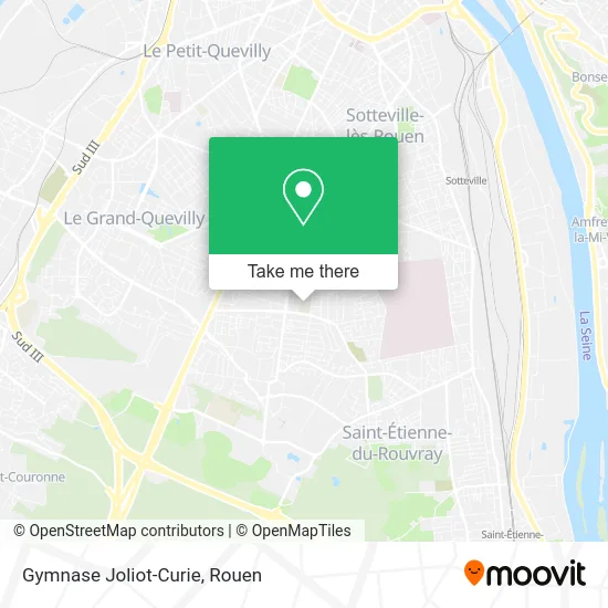 Gymnase Joliot-Curie map