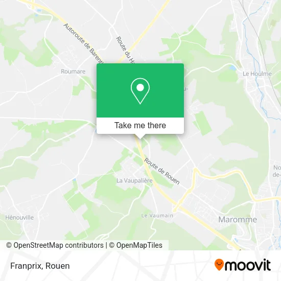 Franprix map
