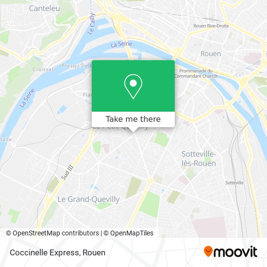 Coccinelle Express map