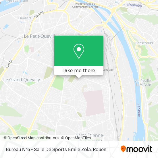 Mapa Bureau N°6 - Salle De Sports Émile Zola