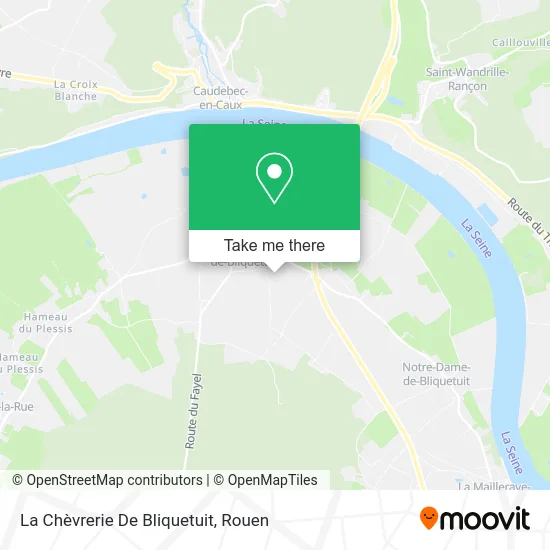 La Chèvrerie De Bliquetuit map