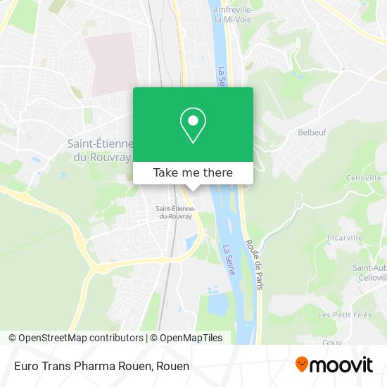 Euro Trans Pharma Rouen map