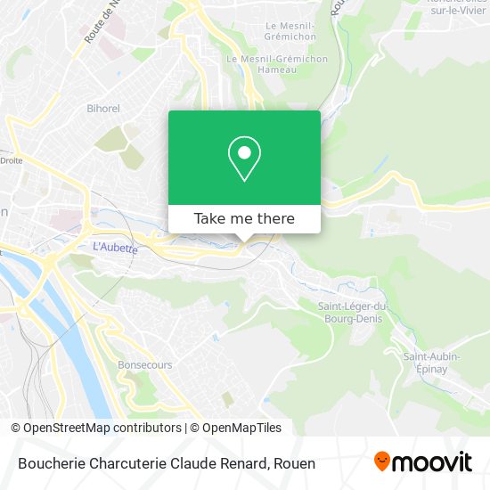 Mapa Boucherie Charcuterie Claude Renard