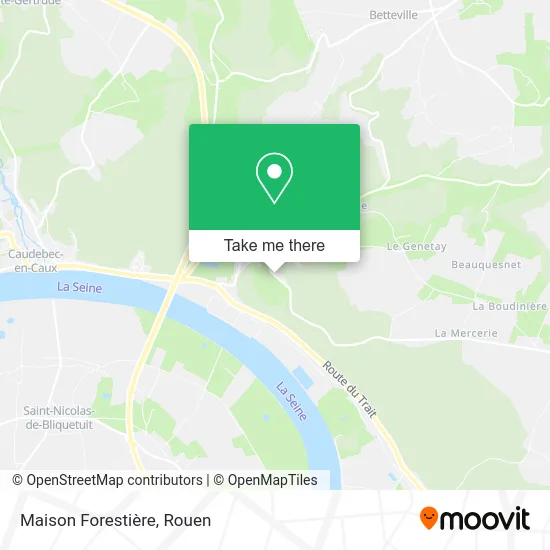 Maison Forestière map