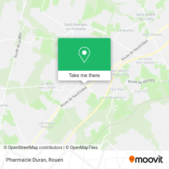 Pharmacie Duran map
