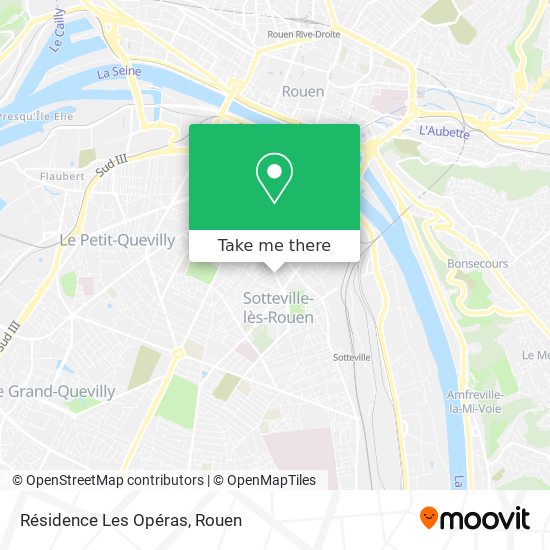 Résidence Les Opéras map