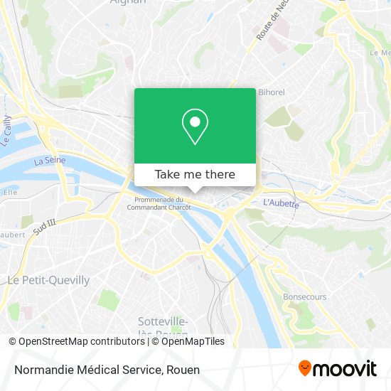 Normandie Médical Service map