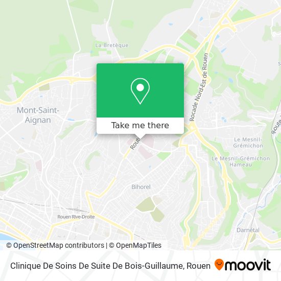 Clinique De Soins De Suite De Bois-Guillaume map