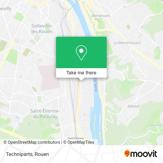 Techniparts map