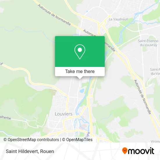 Saint Hildevert map