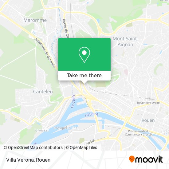 Villa Verona map