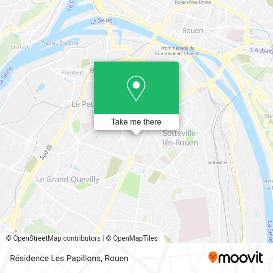 Résidence Les Papillons map