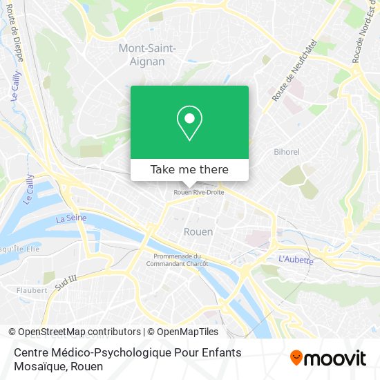 Mapa Centre Médico-Psychologique Pour Enfants Mosaïque