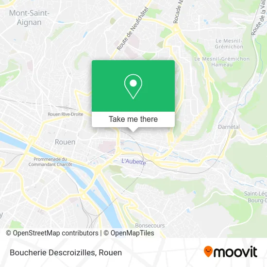 Boucherie Descroizilles map