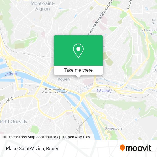 Mapa Place Saint-Vivien