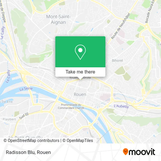 Radisson Blu map
