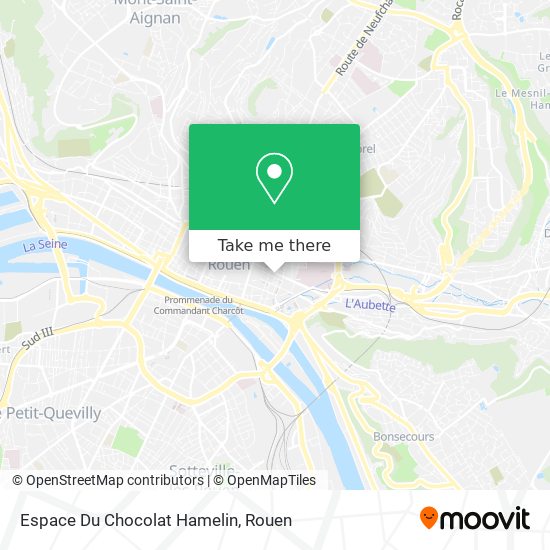 Mapa Espace Du Chocolat Hamelin