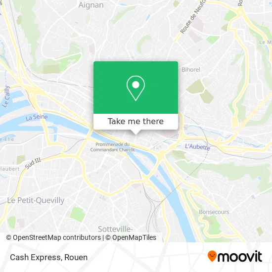 Cash Express map