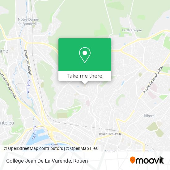 Mapa Collège Jean De La Varende