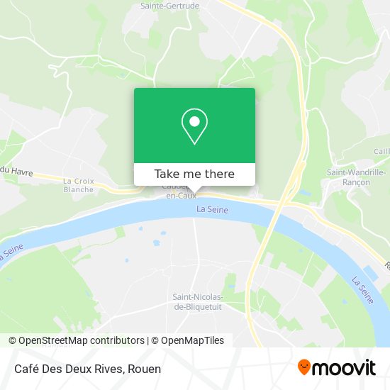 Café Des Deux Rives map