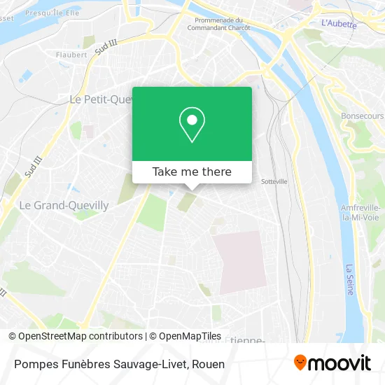 Pompes Funèbres Sauvage-Livet map