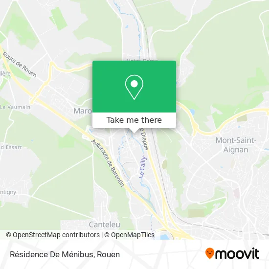Résidence De Ménibus map