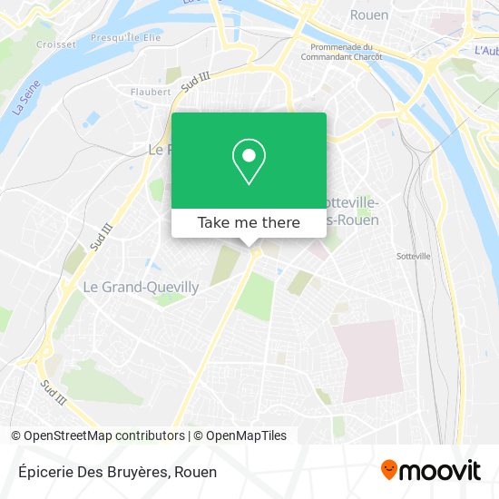Épicerie Des Bruyères map