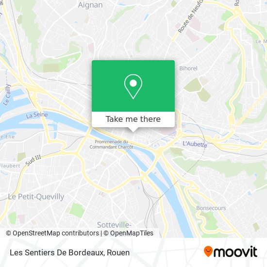 Mapa Les Sentiers De Bordeaux