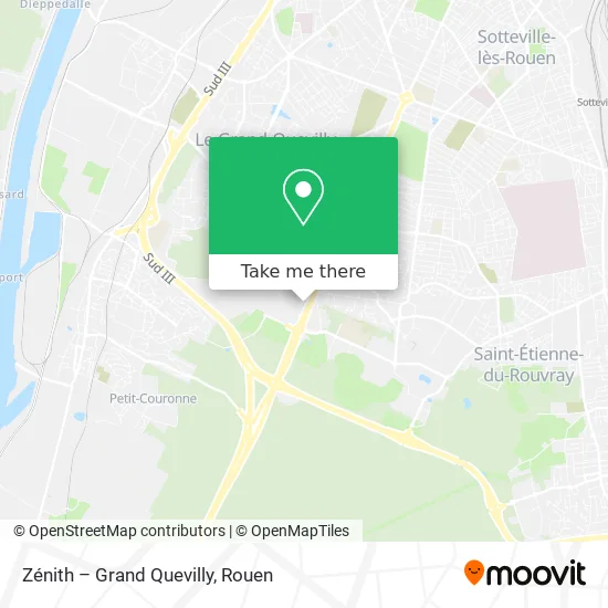 Zénith – Grand Quevilly map