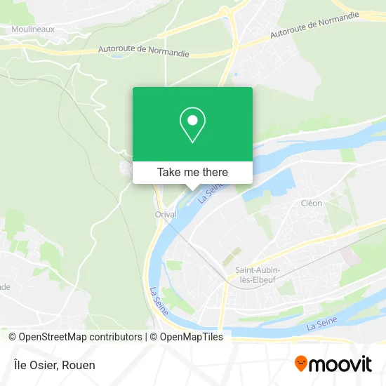 Île Osier map
